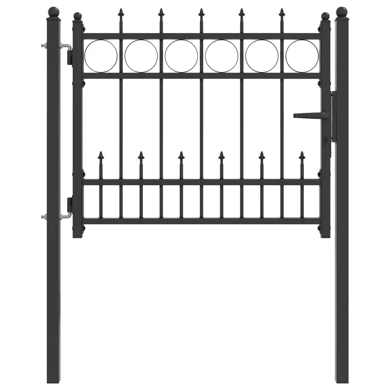 Voordeelprijs vidaXL Cancello per recinzione HORST 100 x 75 cm Metallo Bloccabile