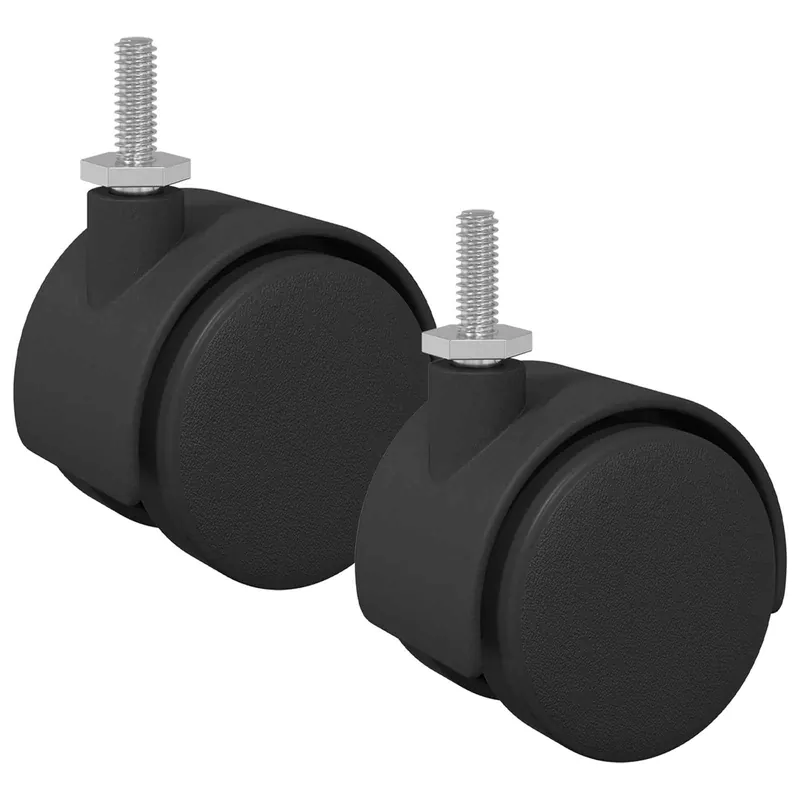 vidaXL Ruote 2 pcs Nero 40,1 x 37,8 mm PP e Ferro Seizoensaanbieding