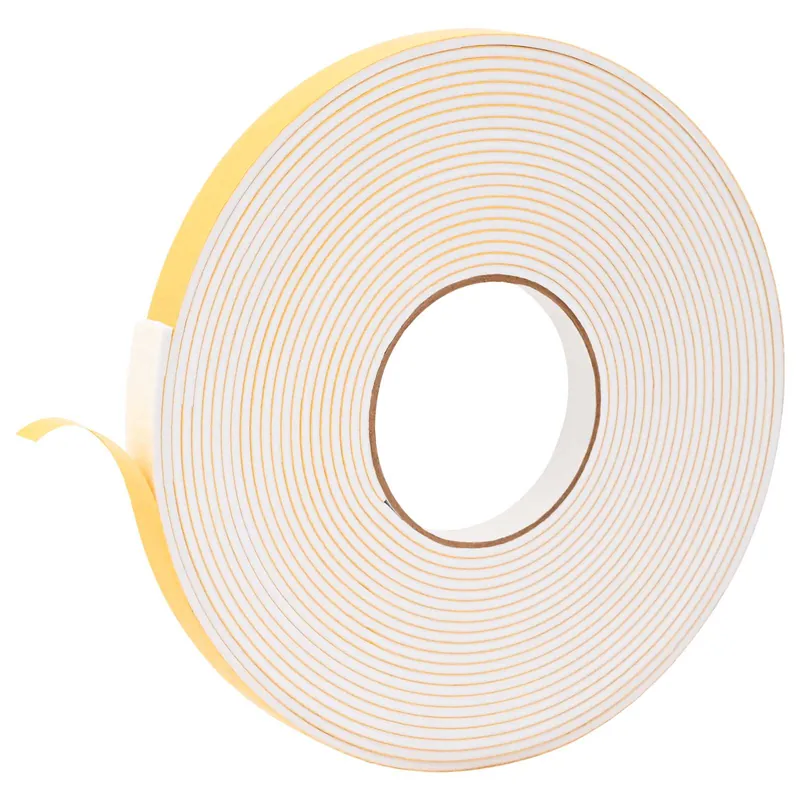 vidaXL Nastro adesivo in schiuma 10 pcs Bianco 15mm x 10m Schiuma CR Meest Verkocht