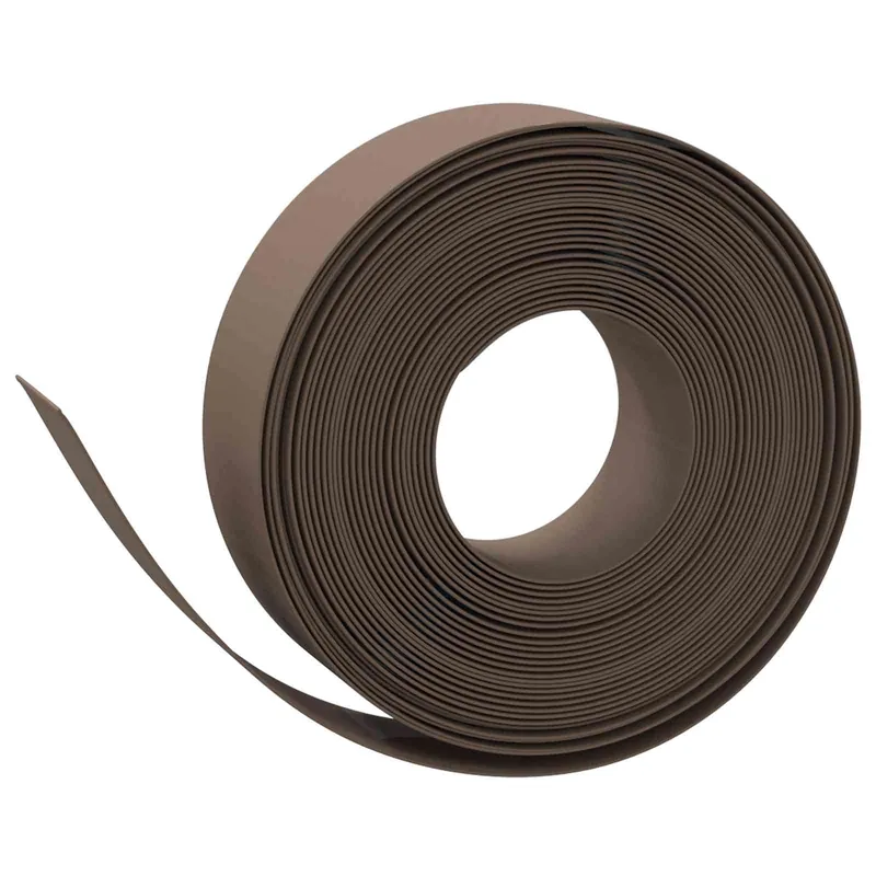 Flitsaanbieding vidaXL Bordatura per giardino 25 m 15 cm PE Marrone