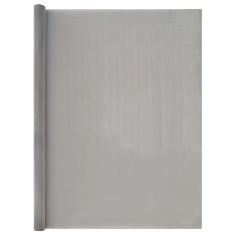 Populair vidaXL Rete per schermatura 100 x 1000 cm 120 Mesh Argento