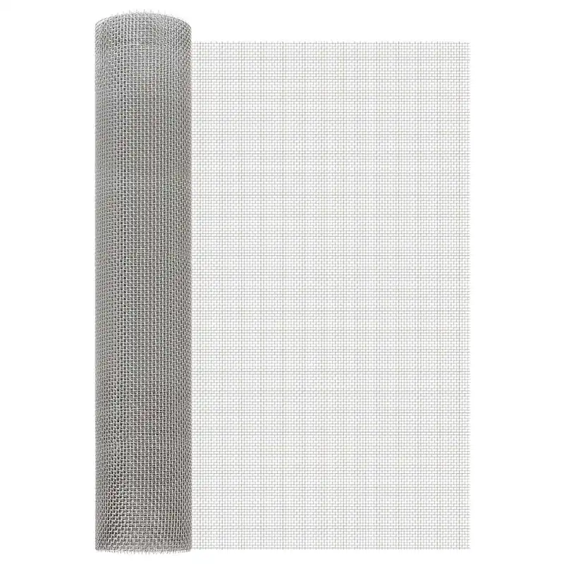 Beperkt Aanbod vidaXL Rete per schermatura 60 x 200 cm 6 Mesh Argento