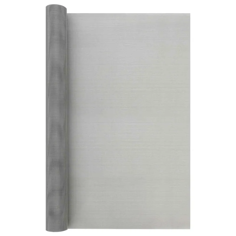 Favoriet vidaXL Rete per schermatura 80 x 2000 cm 30 Mesh Argento