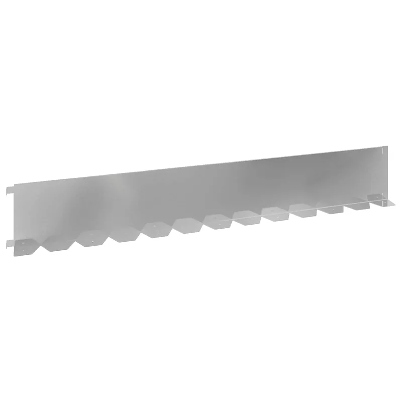 Beste Prijs vidaXL Bordura per Prato 20 pcs 102 x 15 x 4 cm Acciaio Argento