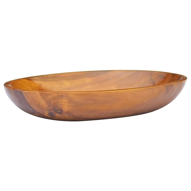 Gereduceerde Prijs vidaXL Lavabo in Legno Massello di Teak 60x40x10 cm