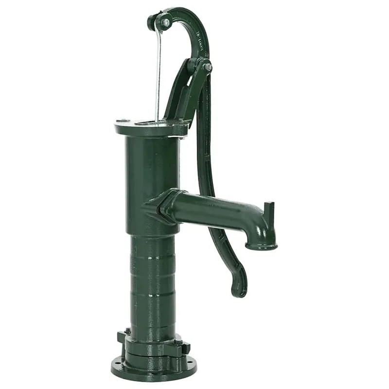 Koopje vidaXL Pompa d‘Acqua Manuale da Giardino in Ghisa