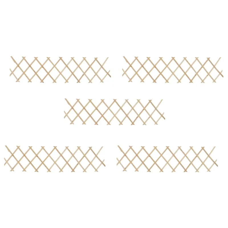 Shop Nu vidaXL Recinzione a Traliccio 5 pz in Legno di Abete 180x30 cm