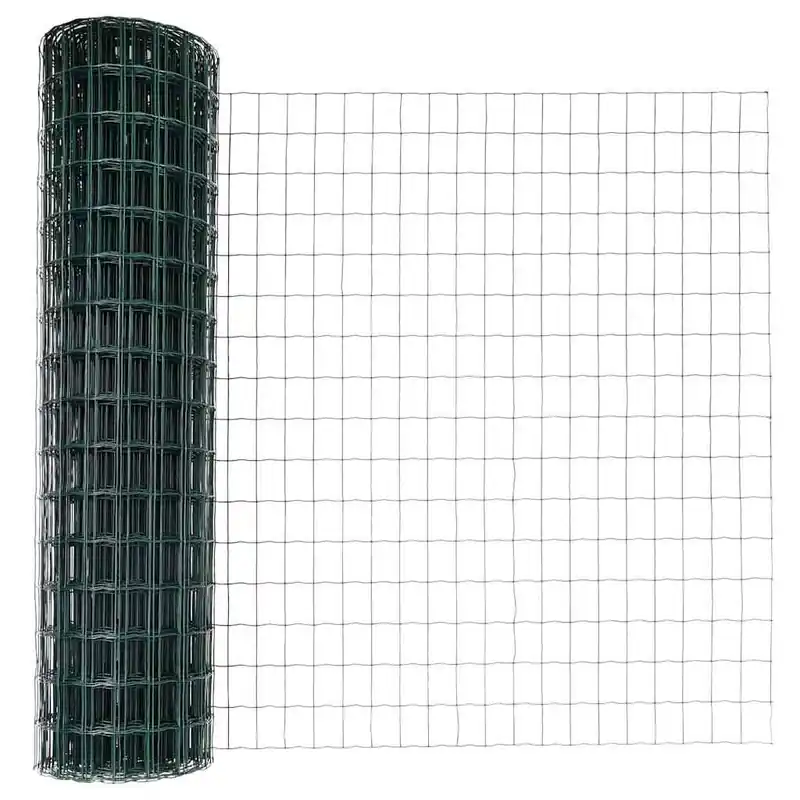Veilige Betaling vidaXL Recinzione Euro con palo 10 x 1 m Acciaio rivestito in PVC Rete