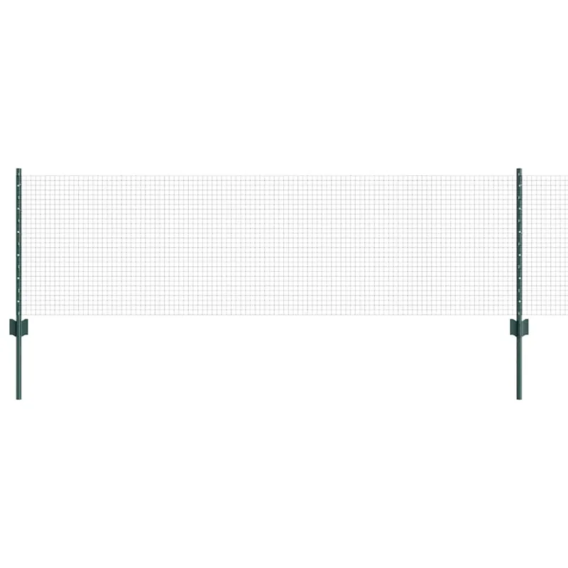 Weekendaanbieding vidaXL Recinzione in rete saldata con pali 10 x 0,6 m Verde Rete