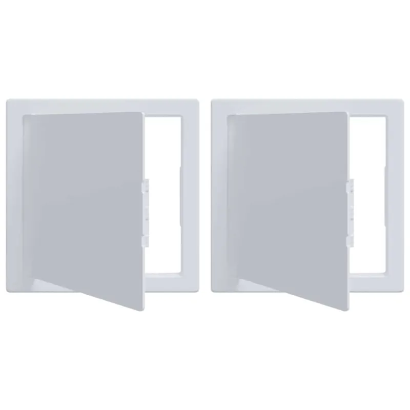 Speciale Aanbieding vidaXL Pannelli di Accesso 2 pcs Bianco 15 x 15 cm Plastica ABS