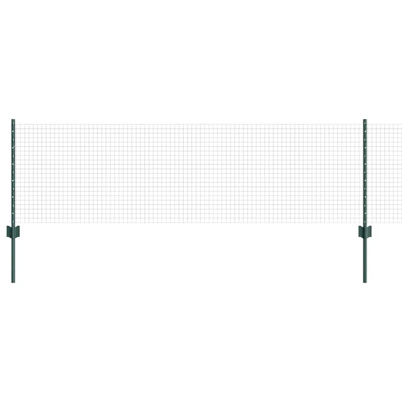 vidaXL Recinzione in rete saldata con pali 50 x 0,6 m Verde Rete Dagaanbieding