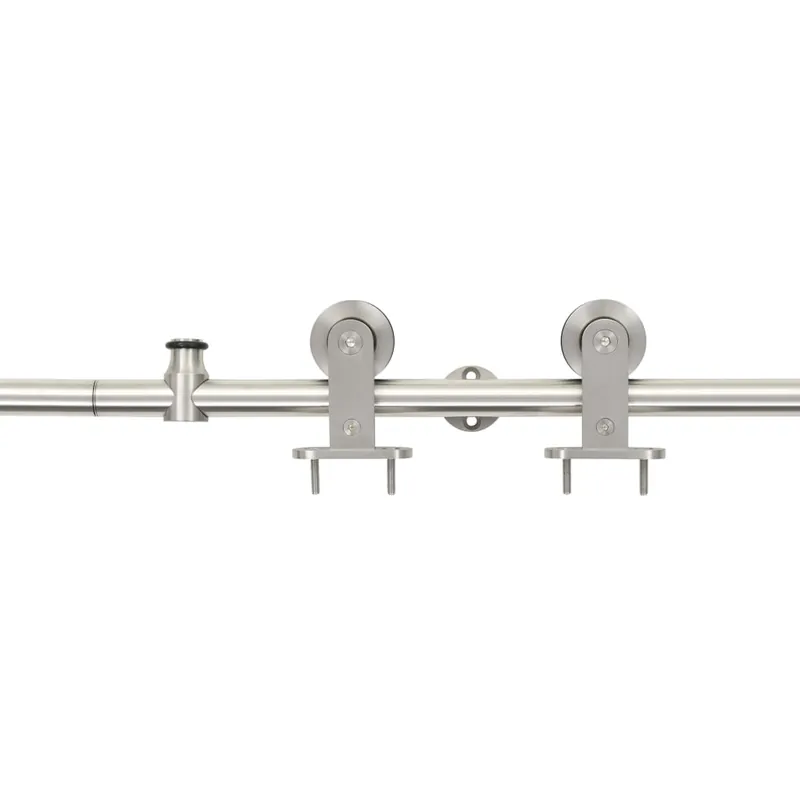 Beste Prijs vidaXL Kit Binari Porta Scorrevole 183 cm Acciaio Inossidabile Argento