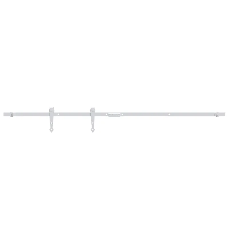vidaXL Kit Mini Anta Scorrevole in Acciaio al Carbonio Bianco 152 cm Betrouwbaar