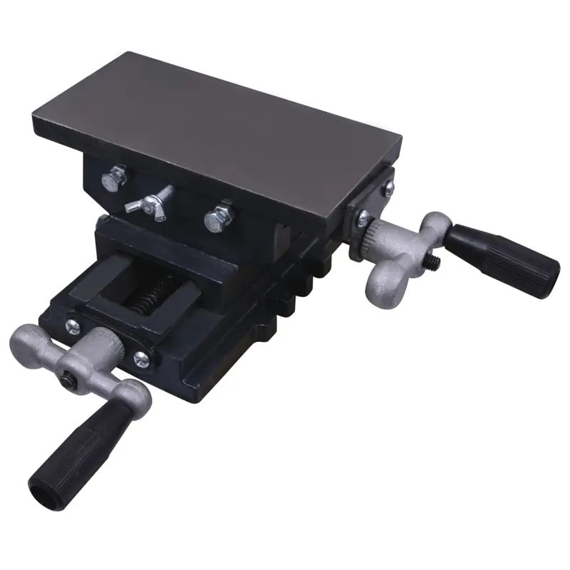 vidaXL Morsa Manuale da Tavolo con Slitta Trasversale Uitverkoop