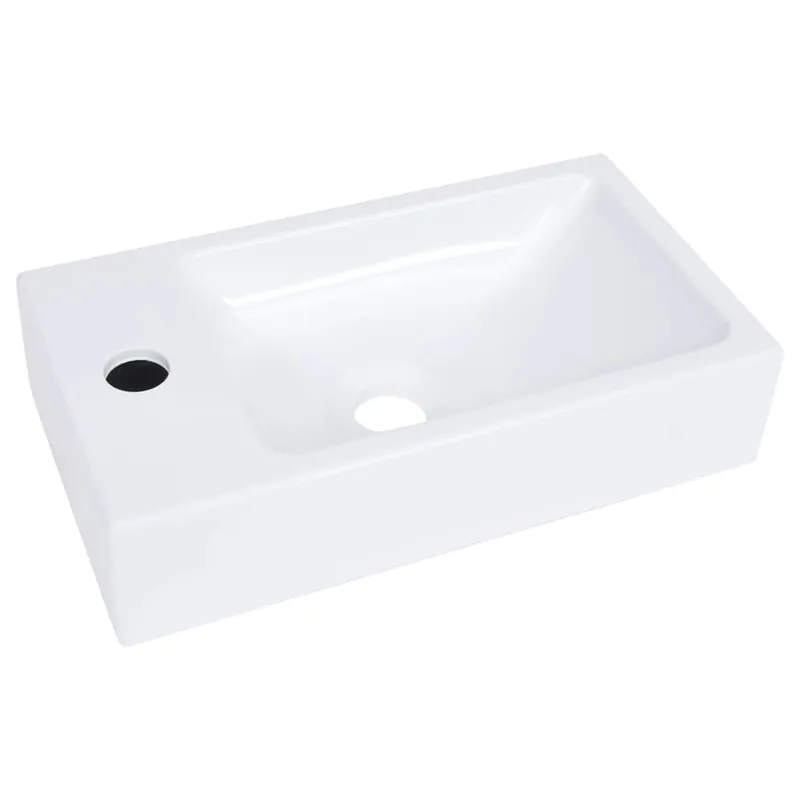 Hoge Kwaliteit vidaXL Lavabo 400x220x90 mm in SMC Bianco