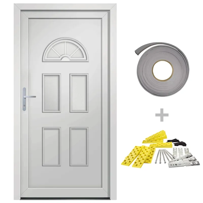 Actieprijs vidaXL Porta Ingresso Bianca 98x198 cm in PVC