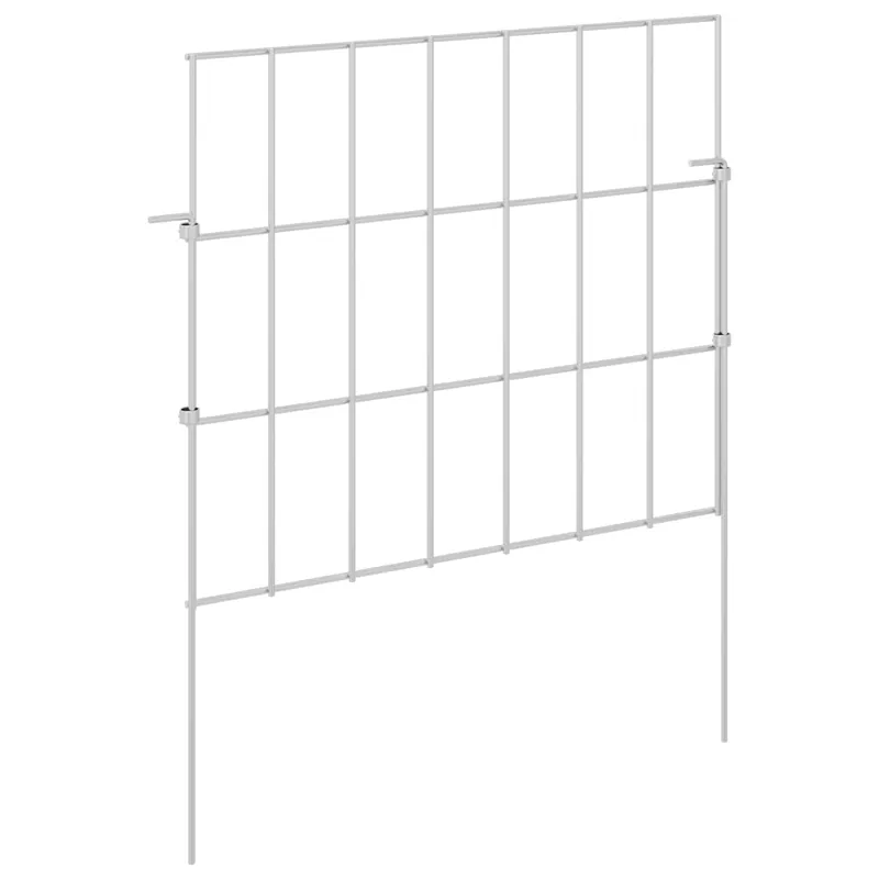 Gratis Retour vidaXL Recinzione da Giardino con Picchetti 48 pcs 35 x 30 cm Mesh
