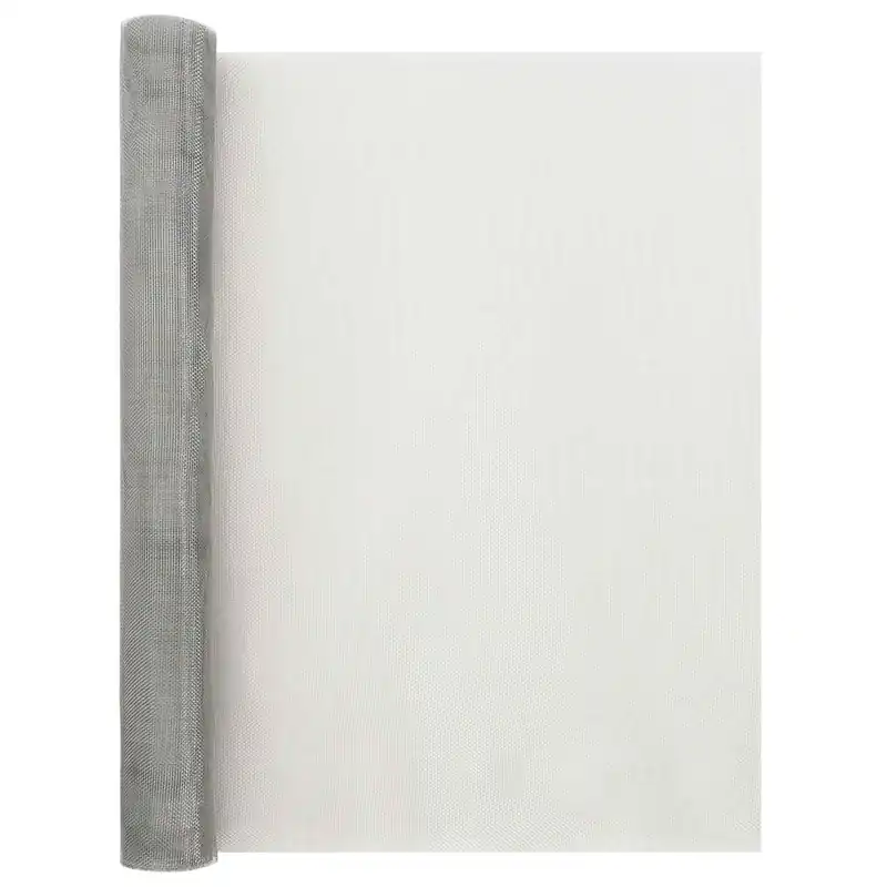 Lage Kosten vidaXL Rete per schermatura 60 x 500 cm 20 Mesh Argento