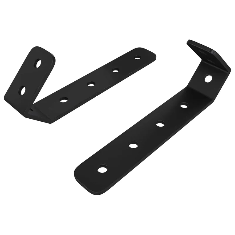 Laatste Kans vidaXL Ganci 2 pcs Nero M5 x 110 mm Ferro