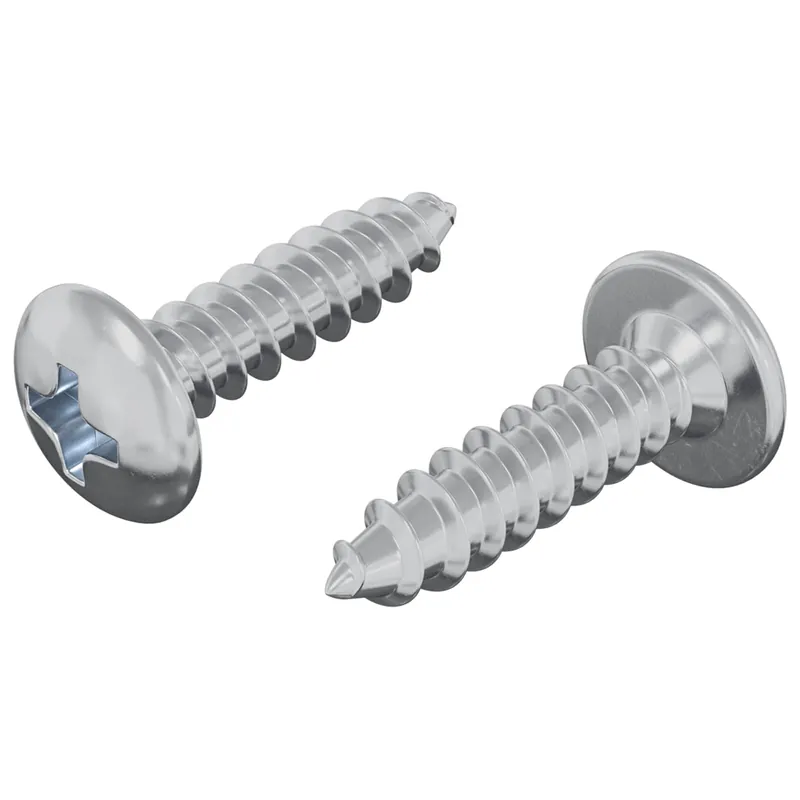 vidaXL Vite 2 pcs Argento M4 x 16 mm Acciaio Superprijs