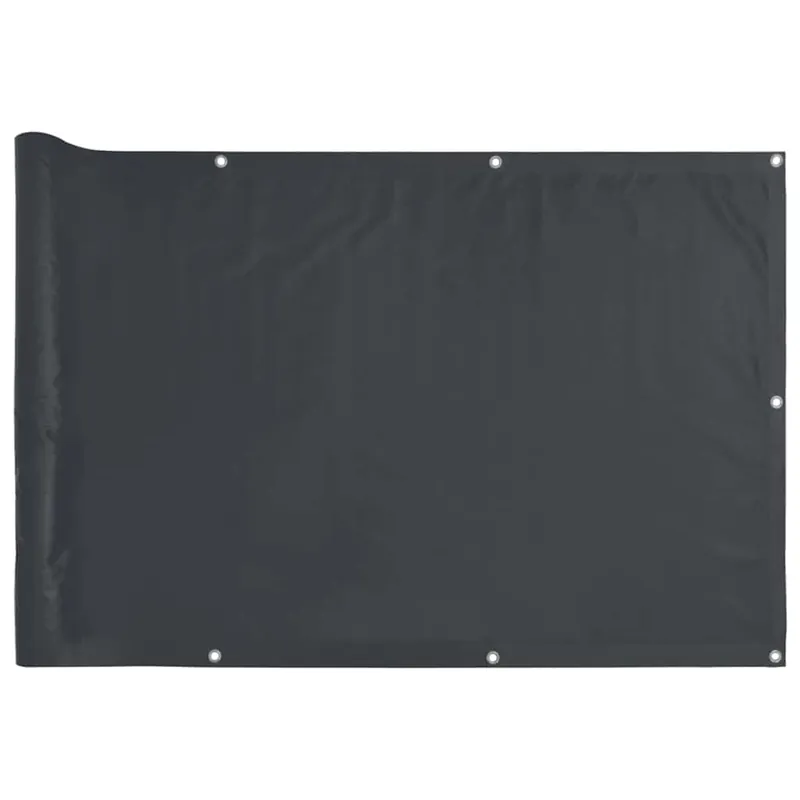 Speciale Aanbieding vidaXL Paravento da Balcone Antracite 300x75 cm in PVC