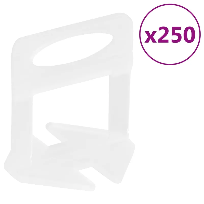 Actieprijs vidaXL Clip di Livellamento per Piastrelle 250 pz 1 mm