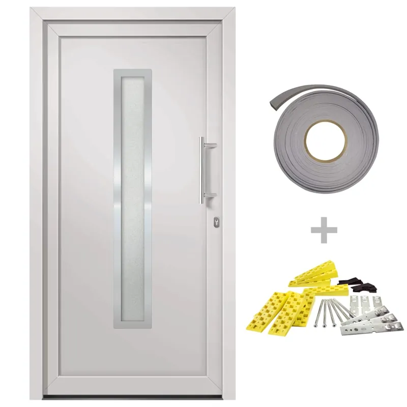 Koop Vandaag vidaXL Porta di Ingresso Bianca 98x190 cm