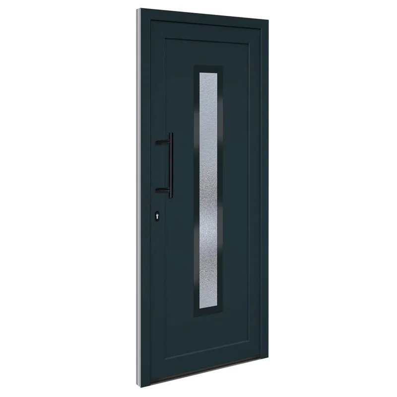 vidaXL Porta Ingresso Antracite 88x200 cm in PVC Veilige Betaling