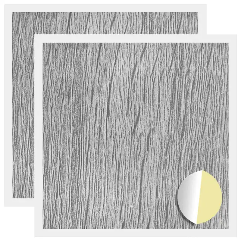Korting vidaXL Copertura Vite Adesiva 2 pcs Grigio Sonoma Ø 20 x 0,5 mm