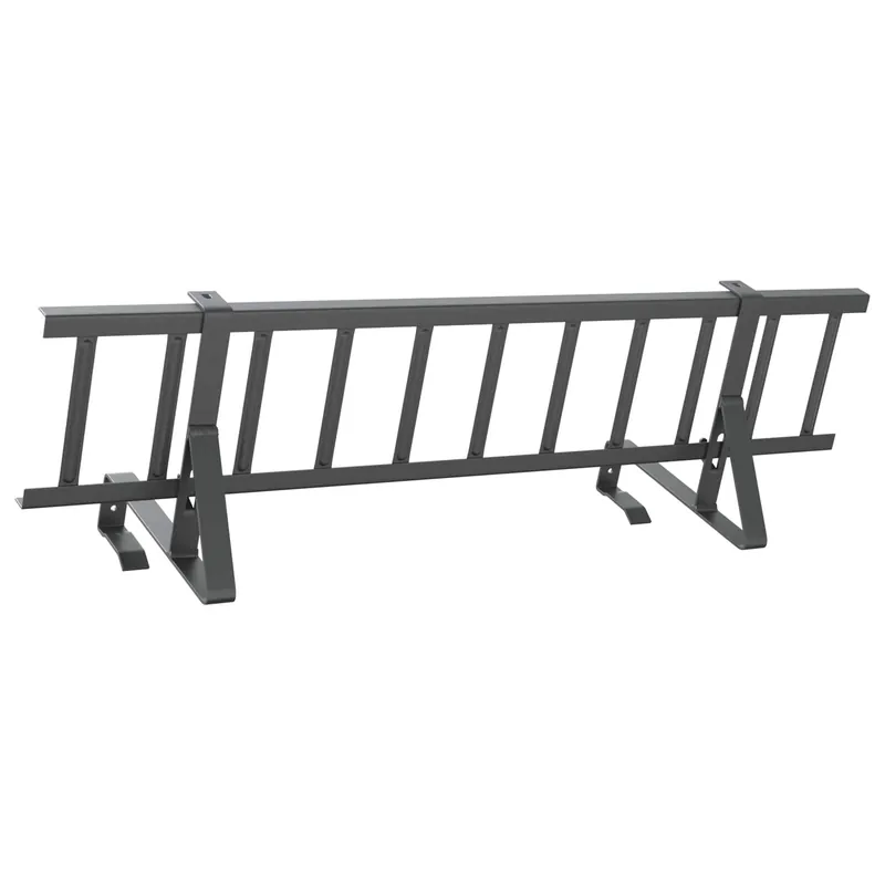 vidaXL Guardia per neve sul tetto Antracite 100 x 29,5 x 34,5 cm Betaalbaar