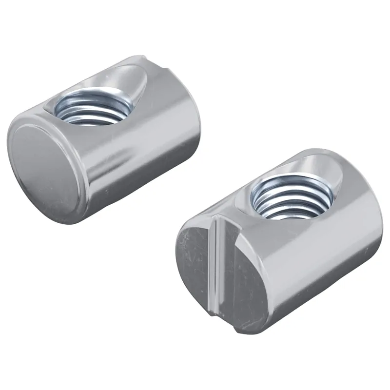 Dagaanbieding vidaXL Dado per Barile 2 pcs Argento M6 x 13 mm Ferro