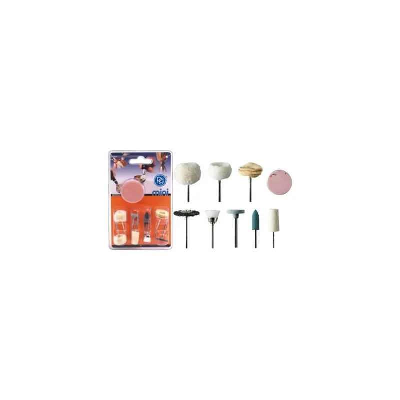 Beste Prijs PG Professional Kit lucidatura per minitrapani 9 pezzi m.8250 pg