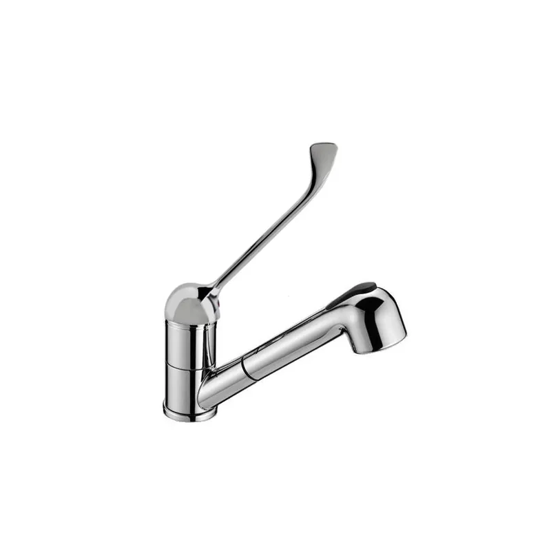 Alleen Vandaag TASSINARI RUBINETTERIE Miscelatore lavello con doccia estraibile con leva 20 cm. bes 1289