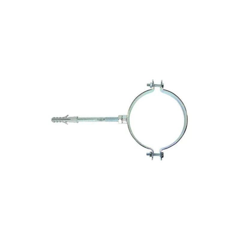 Tijdelijk Beschikbaar VORPA Collare in acciaio per tubi con tassello nylon vrp 125 mm. 466 vorpa