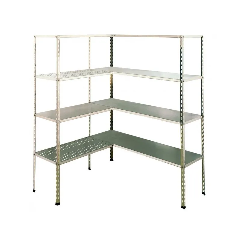 INOX POWER Scaffale in acciaio inox aisi 304 con 4 piani 100x40 altezza h 180cm Koopje