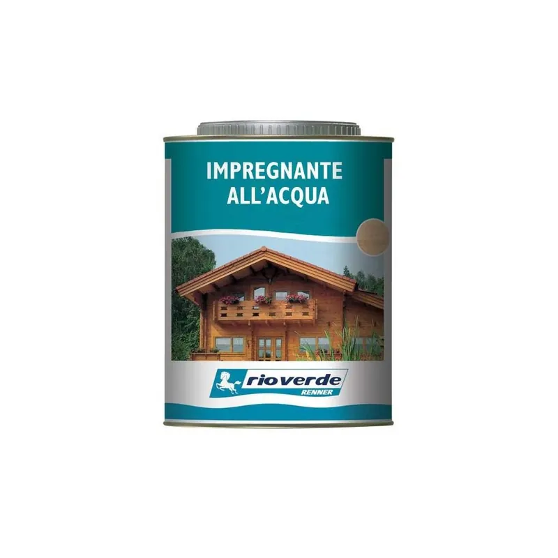 Exclusieve Aanbieding RENNER Impregnante all‘acqua per legno 750 ml. rm1710 rovere rio verde renner