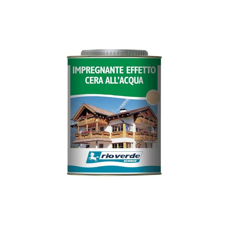 Laatste Versie RENNER Impregnante effetto cera all‘acqua per legno 750 ml. rc1130 teak-larice rio verde renner