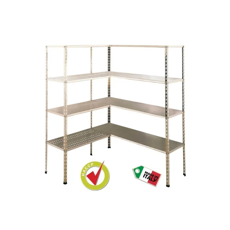 Beperkt Aanbod INOX POWER Scaffale in acciaio inox aisi 304 con 3 piani 80x40 altezza h 150cm