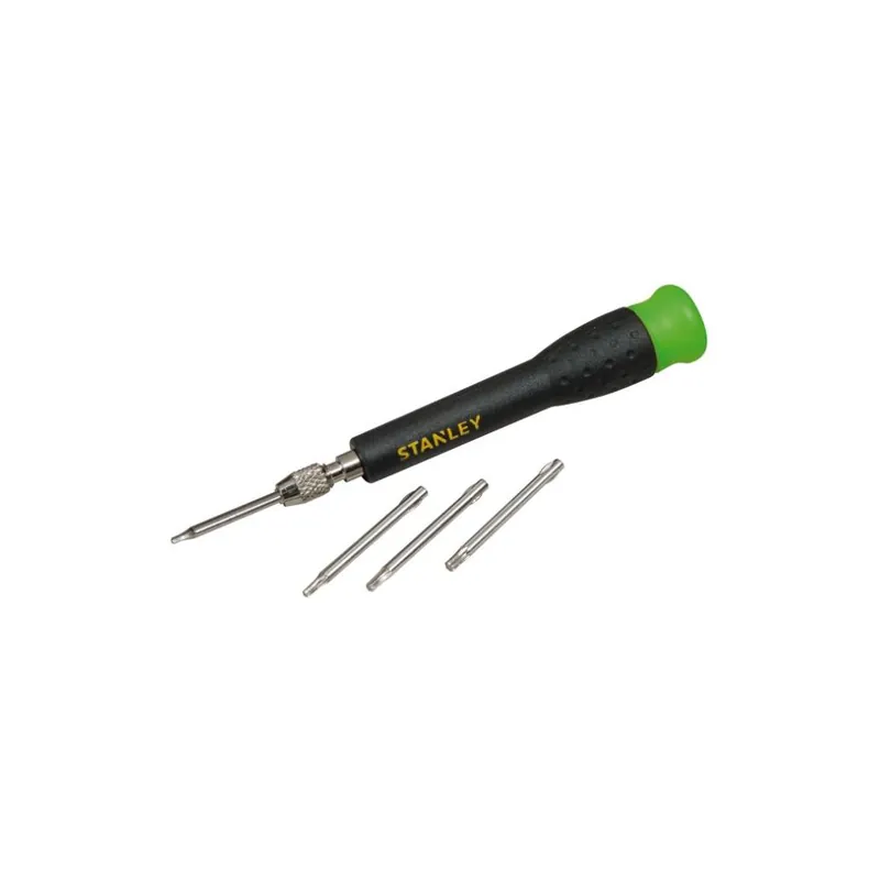 Beperkte Voorraad STANLEY Cacciaviti di precisione portainserti con 4 bits torx stht0-62628 stanley