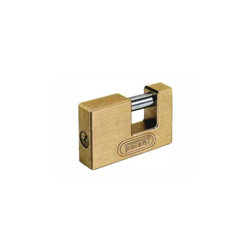 Goedkoop POTENT Lucchetto rettangolare ottone 50 mm 2850 potent