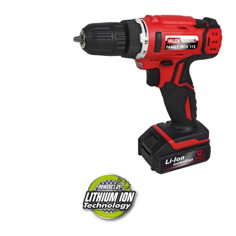 VALEX Trapano avvitatore a batteria family-tech 112 1429400 valex Superprijs