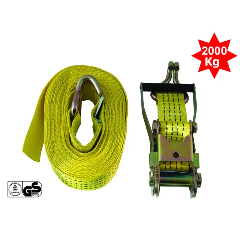 Actieprijs MAURER Cinghia con ganci e cricchetto 50 mm 9 metri 99054 maurer