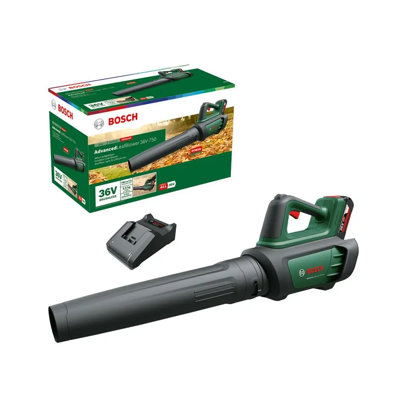 Bestseller BOSCH Soffiatore a batteria 36 volt 2,0 ah advanced air alb 36 li 06008c6000 bosch