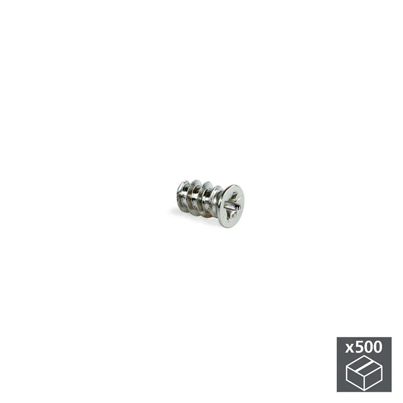 Aanbieding EMUCA Viti a legno testa piana pozidrive, d. 6,2 mm, 13 mm, euro, acciaio, nichelato, 500 pezzi 4027507 emuca