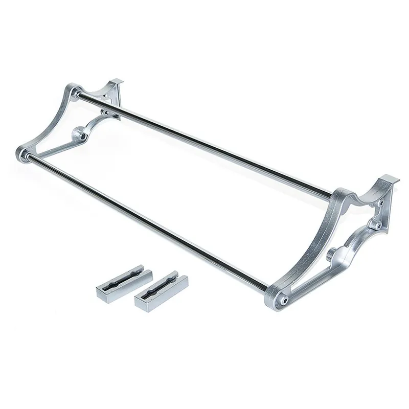 Alleen Vandaag EMUCA Porta scarpe per interno armadio, regolabile 560-1000 mm, acciaio e plastica, grigio metallizzato 6211225 emuca