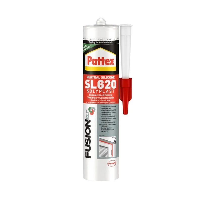 Shop Nu PATTEX Silicone sigillante neutro sl620 bianco ral 9016 300 ml pattex by henkel