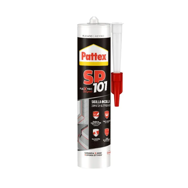 PATTEX Silicone sigillante polimerico neutro sp101 bianco 280 ml box da 12 cartucce 2708060 pattex by henkel Populair