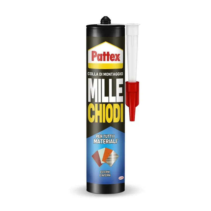 Direct Beschikbaar PATTEX Millechiodi water resistant colla di montaggio per esterni cartuccia 450 gr 1947495 pattex by henkel