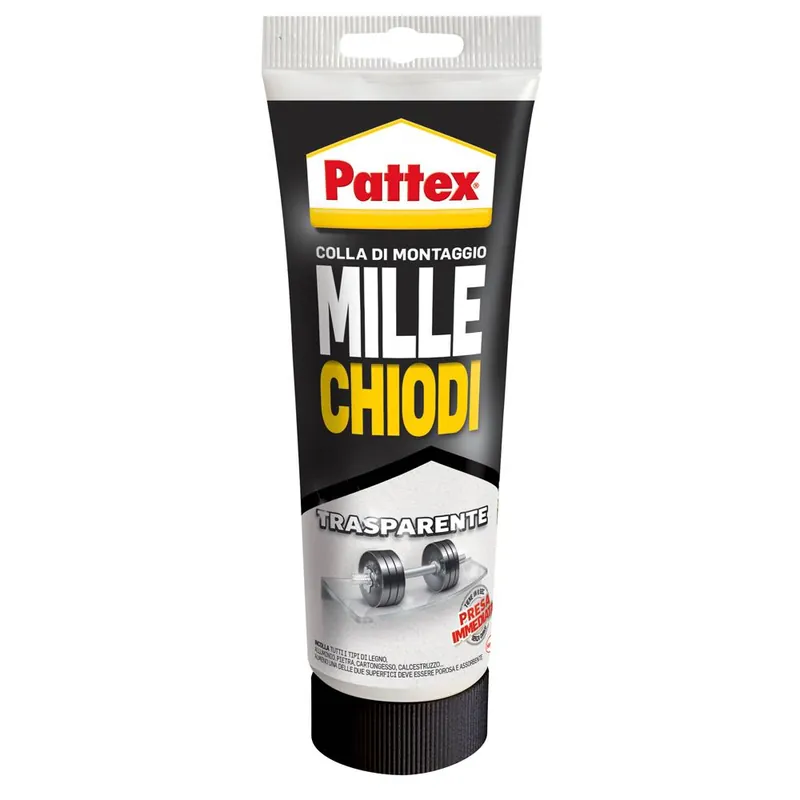 Dagaanbieding PATTEX Millechiodi trasparente colla di montaggio tubetto 200 gr 1948311 pattex by henkel