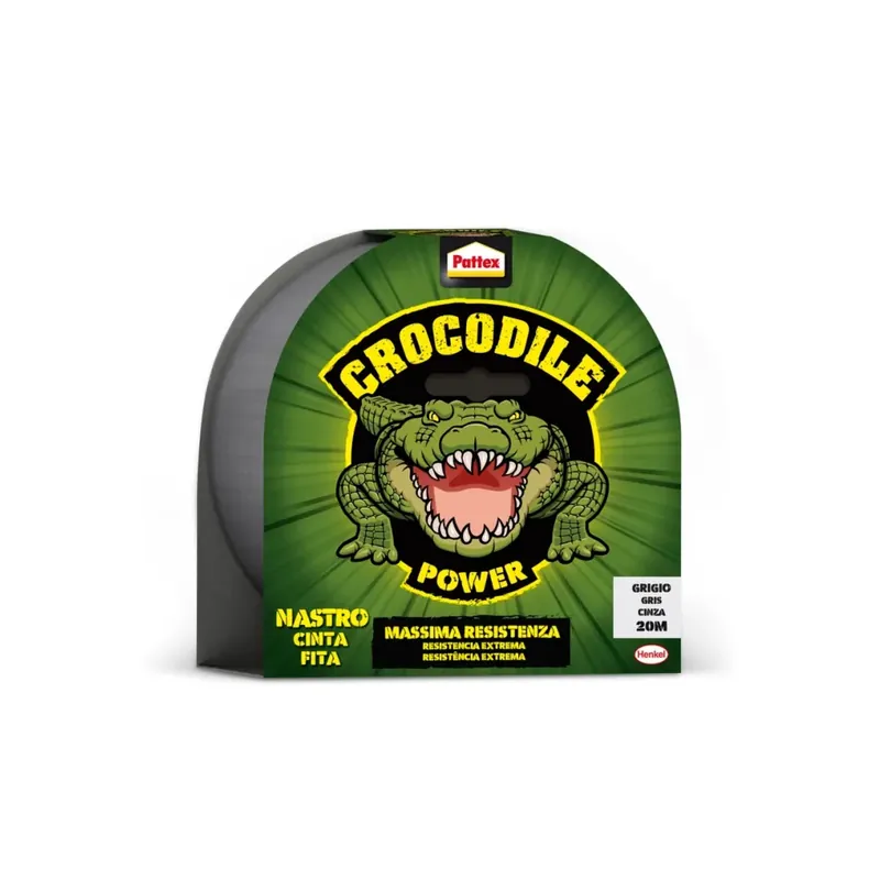 Exclusieve Aanbieding PATTEX Nastro adesivo americano crocodile grigio 20 mt 2629690 pattex by henkel
